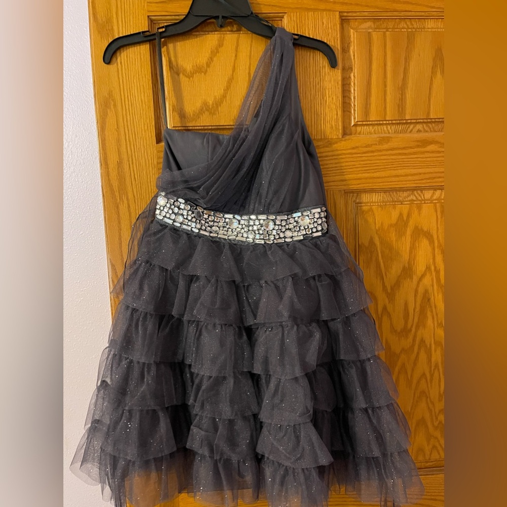 Homecoming off the shoulder dress
